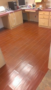 Ceramic Plank Wood Tile Floor