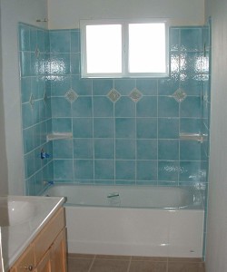 Ocean Ceramic Glazed Tile Tub Surround_1